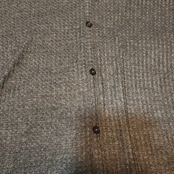 Gray Waffle Knit Hi-Low top - Picture 3 of 12